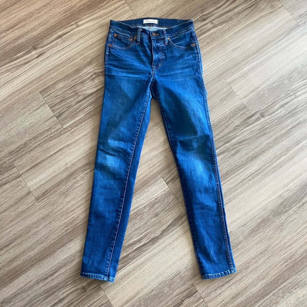 Madewell high rise skinny jeans